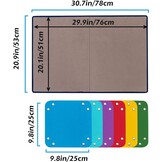 Opvouwbaar Puzzelbord met 6 Sorteerbakjes & Stofdichte Hoes - Tot 1000 Stukjes