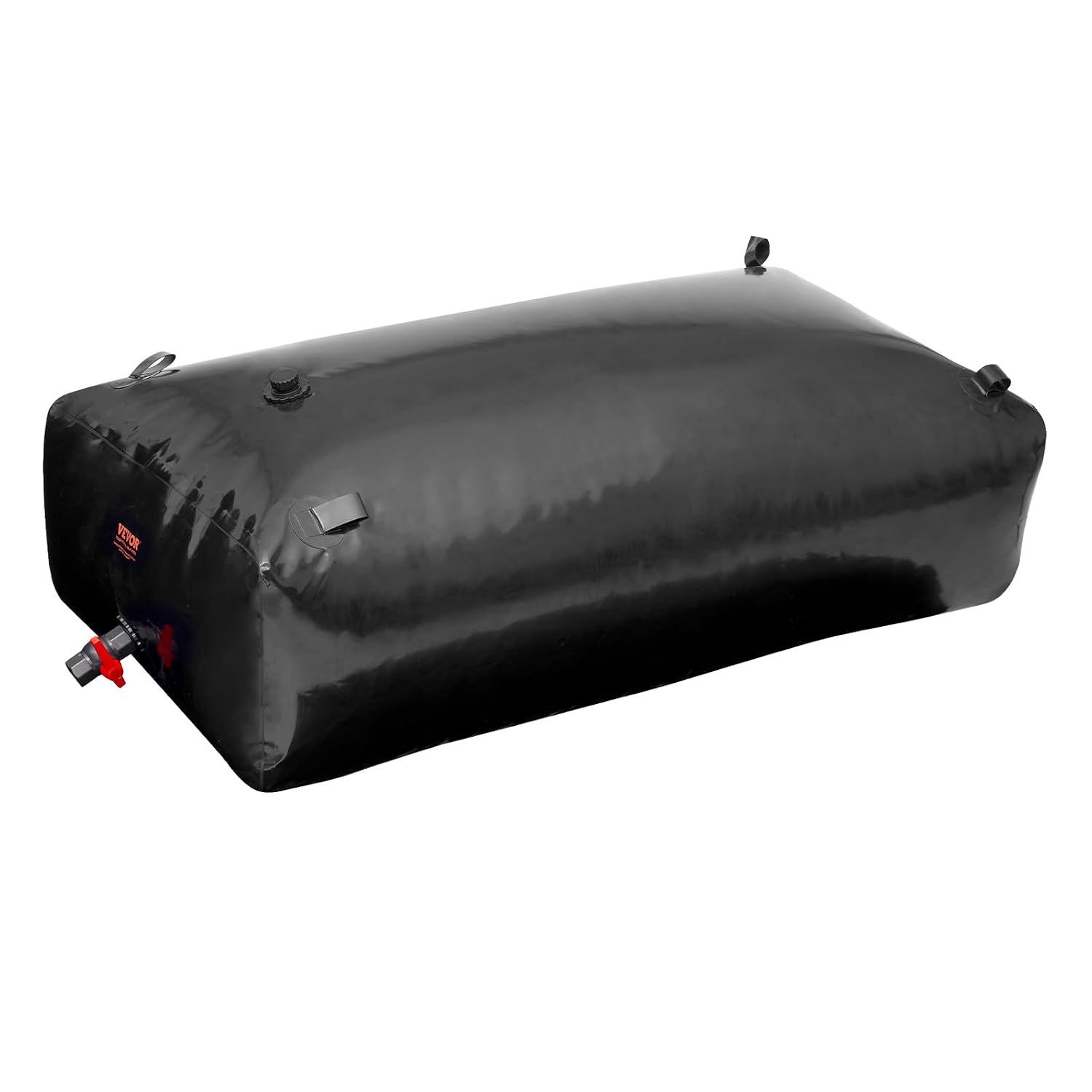 VEVOR 1000L/264 Gallon Water Opslag Bladder, RV Water Tank, 1000D PVC Opvouwbare Water Opslag Containers, Grote Capaciteit Zachte Water Zak, Draagbare Water Bladder, Brandpreventie, Camping,