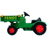 BIG 800056552 Fendt gereedschapsdrager - kindertractor, speelgoed met precisiekettingaandrijving, 3-voudig verstelbare zitting, tot 50 kg, Fendt licentie, voor kinderen vanaf 3 jaar, groen, geel, zwart, rood
