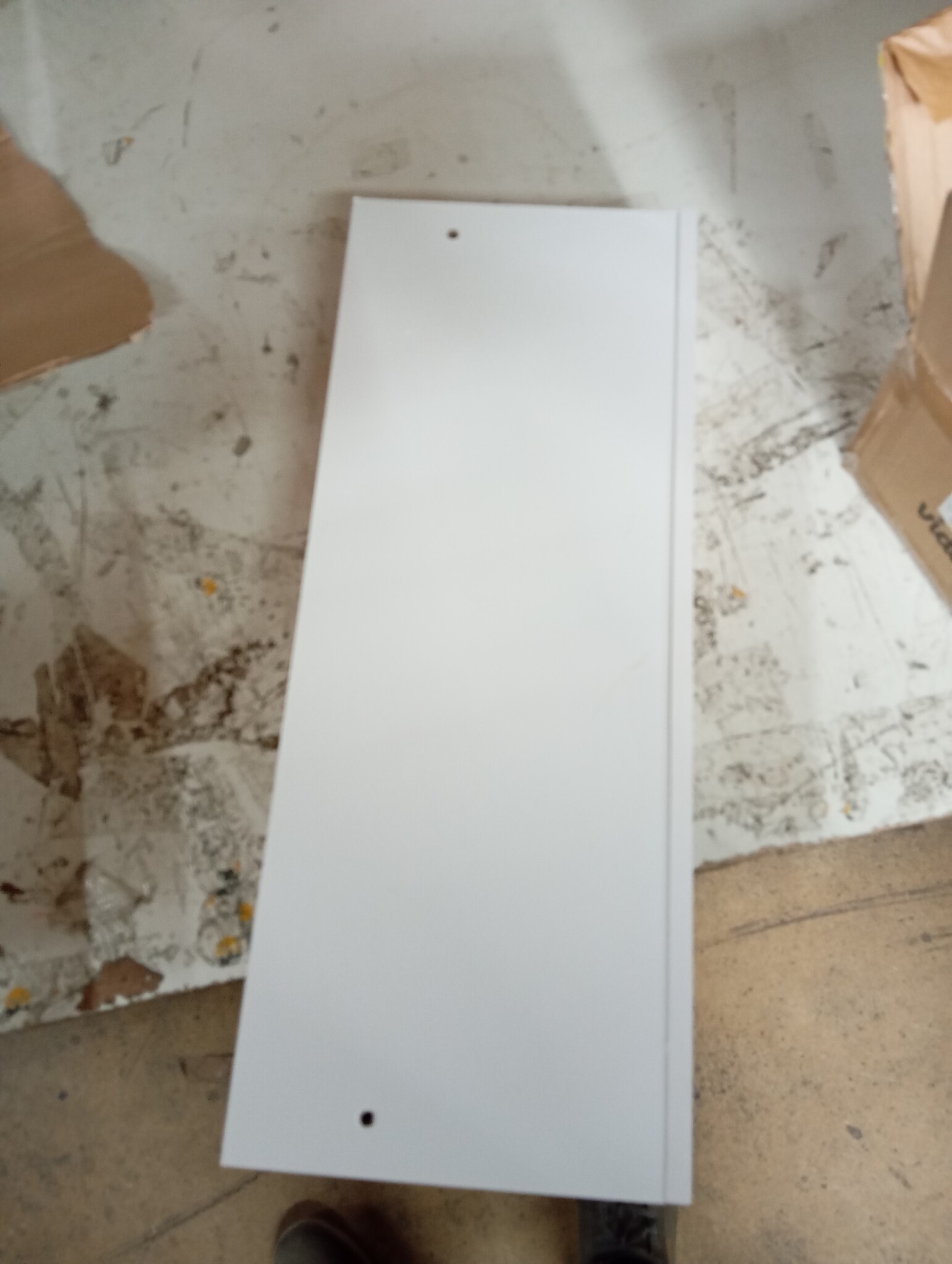 vidaXL Wandschap met Lade 60cm MDF Wit - 71% Korting