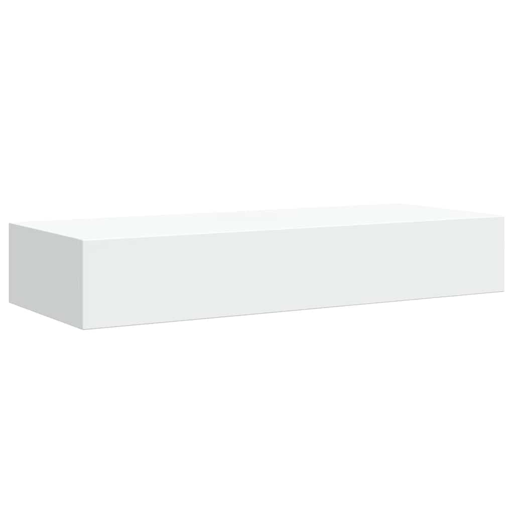 vidaXL Wandschap met Lade 60cm MDF Wit - 71% Korting