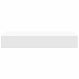 vidaXL Wandschap met Lade 60cm MDF Wit - 71% Korting