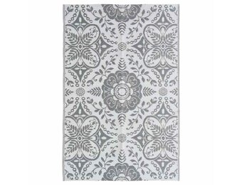 vidaXL Buitenkleed ARAKIL 120x180 cm PP lichtgrijs