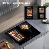 Inductiekookplaat 60cm | Flex Zone | 7200W | -35% Korting