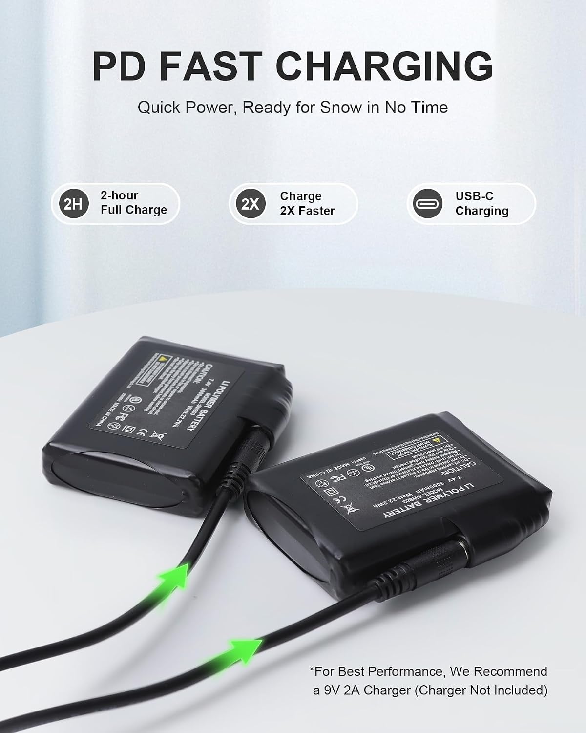 58% Korting: Verwarmde Ski Handschoenen met 10u Warmte & USB-C Snel Opladen