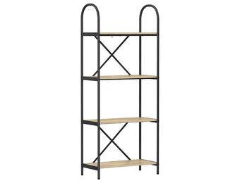 vidaXL Boekenkast Sonoma eiken 60 x 30 x 146 cm Bewerkt hout