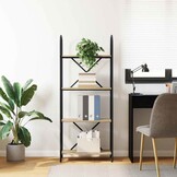 vidaXL Boekenkast Sonoma eiken 60 x 30 x 146 cm Bewerkt hout