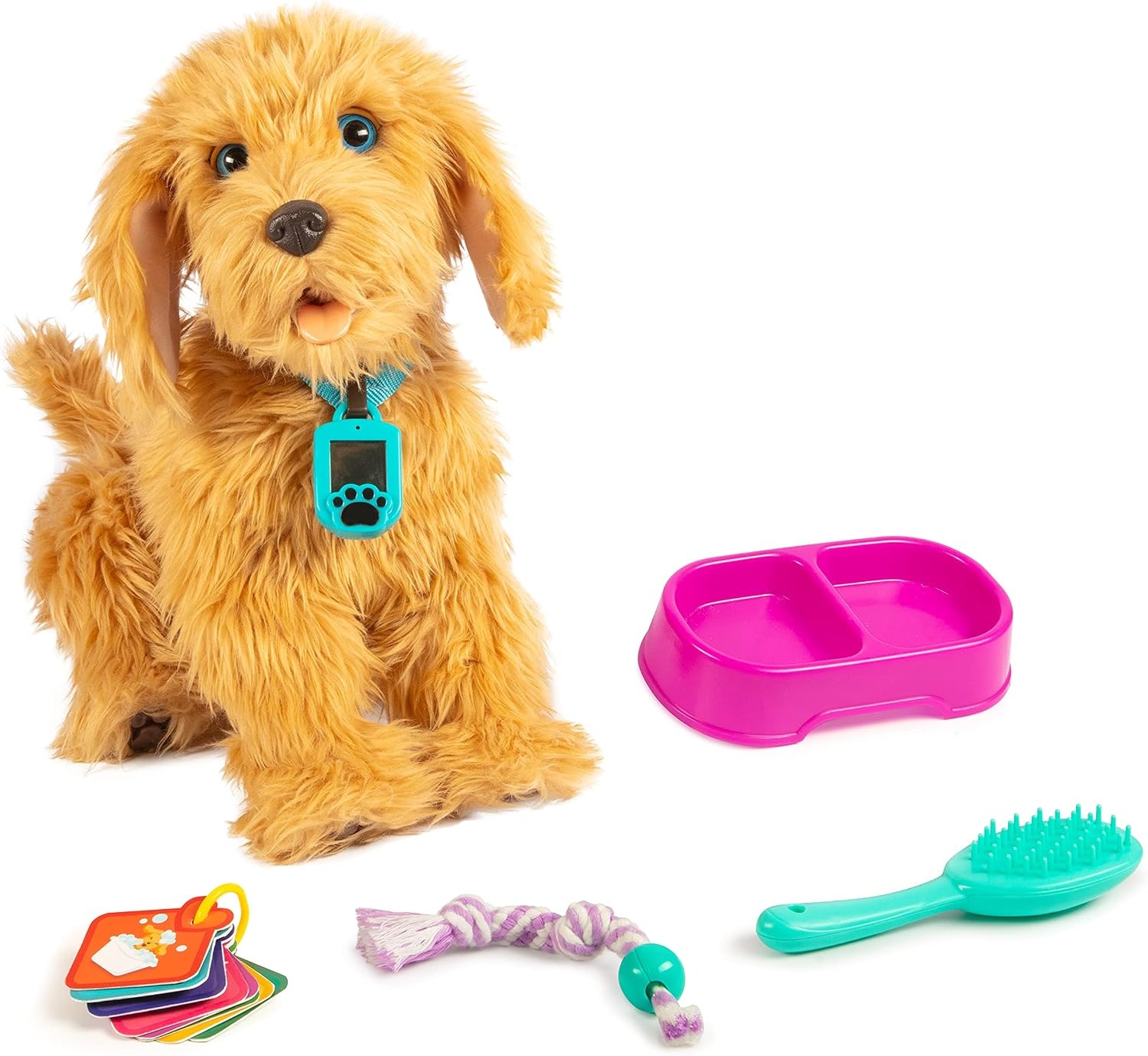 Interactieve Labradoodle Puppy Speelgoed - 35cm - 10 Stemcommando's - 30% Korting