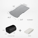Campingmatras Traagschuim Tesla Model Y | Opvouwbaar | 35% Korting