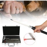 Carbide Houtdraaibeitel Set met 4 Bladen & Ergonomisch Handvat | -61%