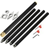 Carbide Houtdraaibeitel Set met 4 Bladen & Ergonomisch Handvat | -61%