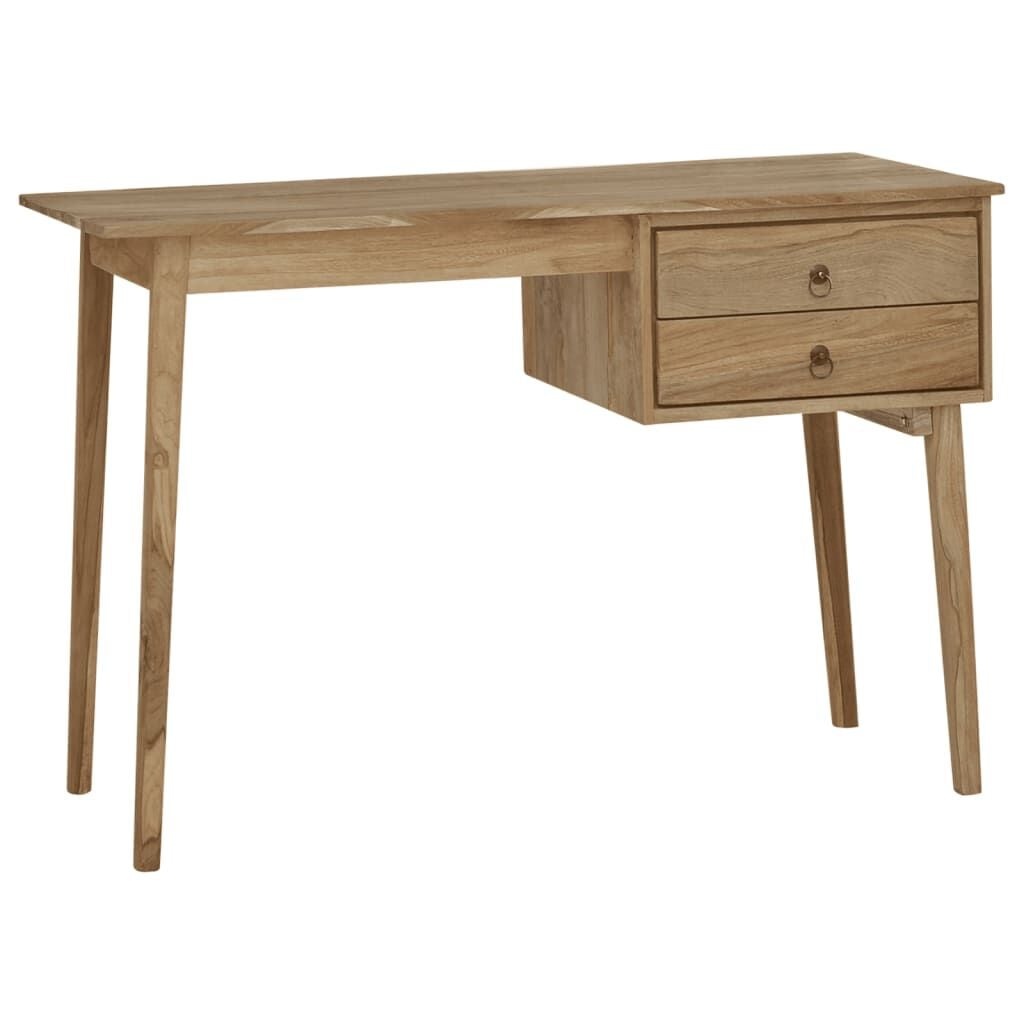 Teakhouten Bureau met 2 Lades - 110x52x75 cm - 35% Korting