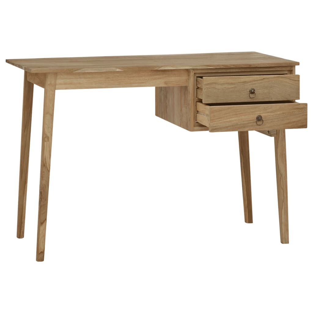 Teakhouten Bureau met 2 Lades - 110x52x75 cm - 35% Korting