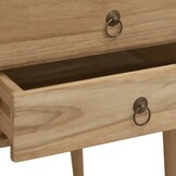 Teakhouten Bureau met 2 Lades - 110x52x75 cm - 35% Korting
