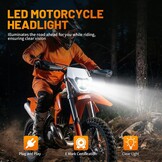 JFG RACING Universele LED Motor Koplamp Wit voor EXC/SX modellen
