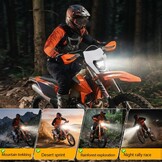 JFG RACING Universele LED Motor Koplamp Wit voor EXC/SX modellen