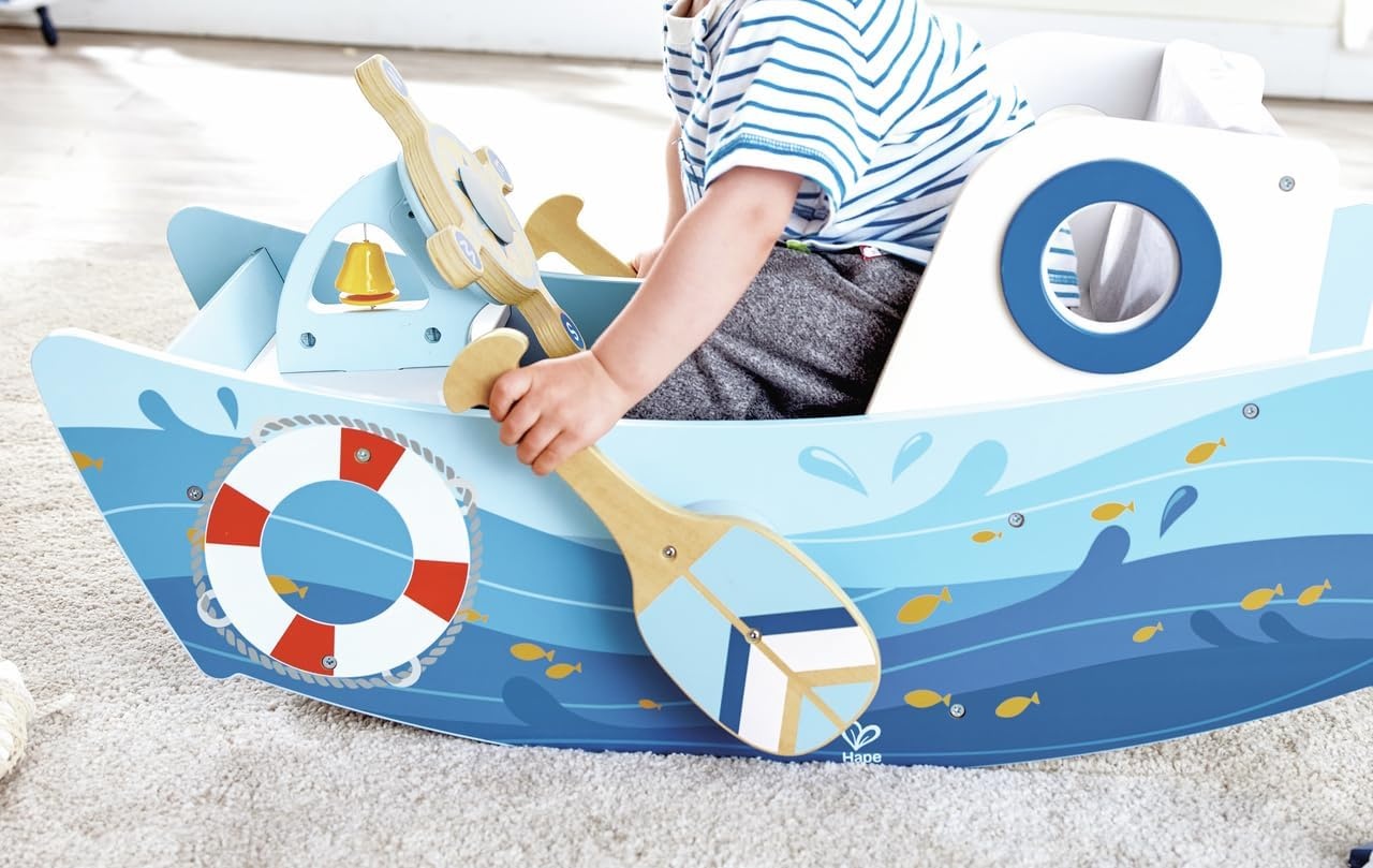 Hape Schommelboot, bevordert balans en motoriek, vanaf 12 maanden