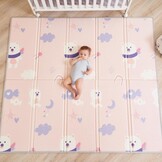 XXL Baby Speelkleed Roze Panda 150x180 cm - 34% Korting