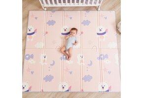 XXL Speelkleed Roze Panda 150x180cm - 40% Korting