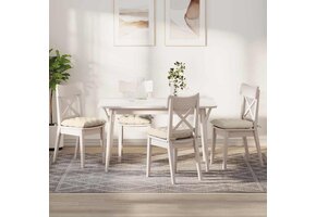 vidaXL Zitkussens Crème 40x40cm (4 stuks) - 59% Korting