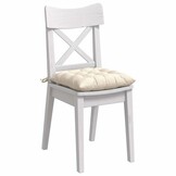 vidaXL Zitkussens Crème 40x40cm (4 stuks) - 59% Korting