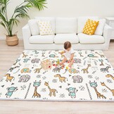 XXL Baby Speelkleed Roze Panda 150x180 cm - 34% Korting
