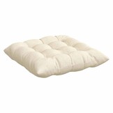 vidaXL Zitkussens Crème 40x40cm (4 stuks) - 59% Korting