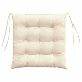 vidaXL Zitkussens Crème 40x40cm (4 stuks) - 59% Korting