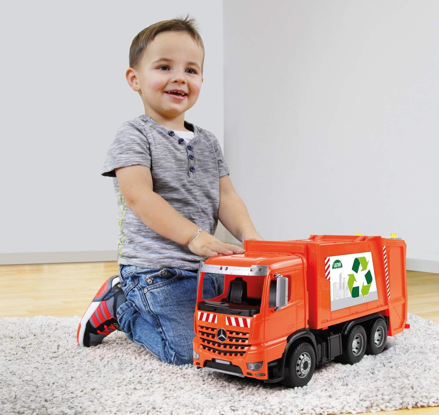 Mercedes Benz Arocs Vuilniswagen Speelgoed 53cm - 33% Korting