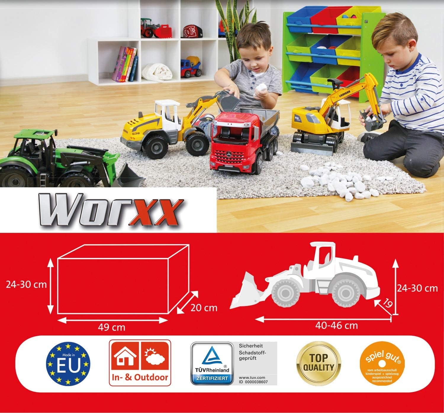 Mercedes Benz Arocs Vuilniswagen Speelgoed 53cm - 33% Korting