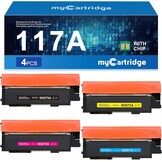 HP 117A Toner Set Zwart Cyaan Magenta Geel - 57% Korting