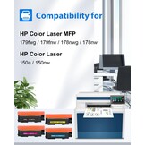 HP 117A Toner Set Zwart Cyaan Magenta Geel - 57% Korting