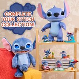 Just Play Stitch Live Action Vinyl Feature Figure, Kids Toys for Ages 3 Up by