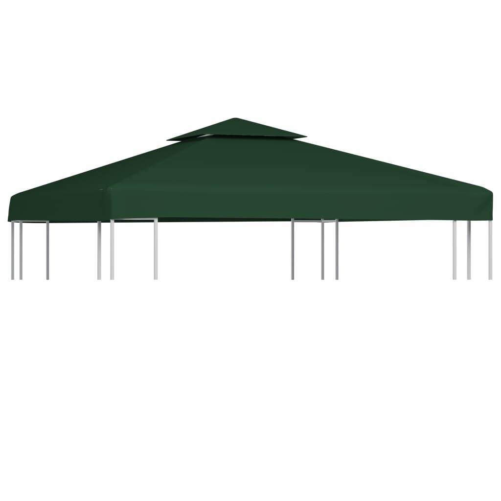 Vervangend Tentdoek Prieel 3x3m Groen - 310 g/m² - 34% Korting