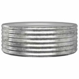Plantenbak Staal Zilver 100x100x36 cm - 33% Korting