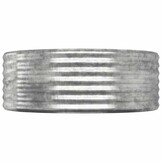Plantenbak Staal Zilver 100x100x36 cm - 33% Korting