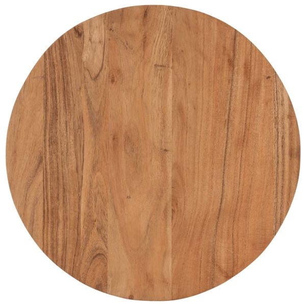 Salontafel Massief Acaciahout & IJzer 45x45x35 cm - 34% Korting!