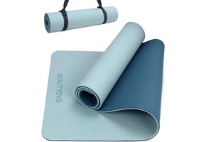 Yogamat 8mm TPE Antislip Blauw | Optimale Demping | 57% Korting