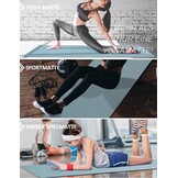 Yogamat 8mm TPE Antislip Blauw | Optimale Demping | 57% Korting