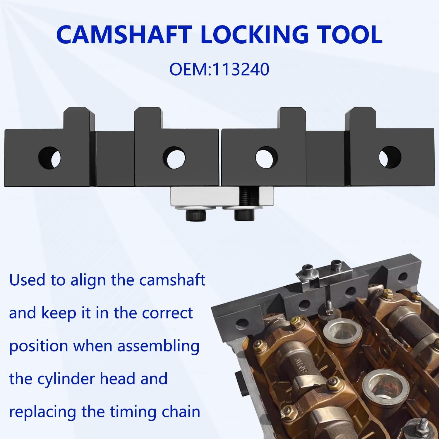 ZKTOOL Nokkenas Timing Vergrendelingsset voor BMW 6-Cylinder M52/M52TU/M54/M56 Motoren