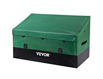 VEVOR Buitenopbergbox 1013 Liter - 147 x 86 x 108 cm - Groen en Zwart - Weerbestendig