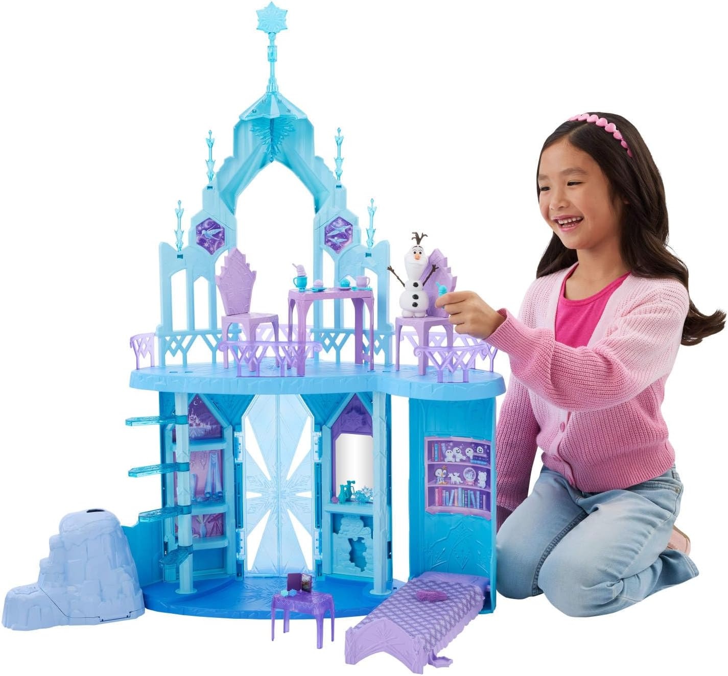 Disney Frozen Elsa IJskasteel Speelset - 75 cm hoog - Multicolour