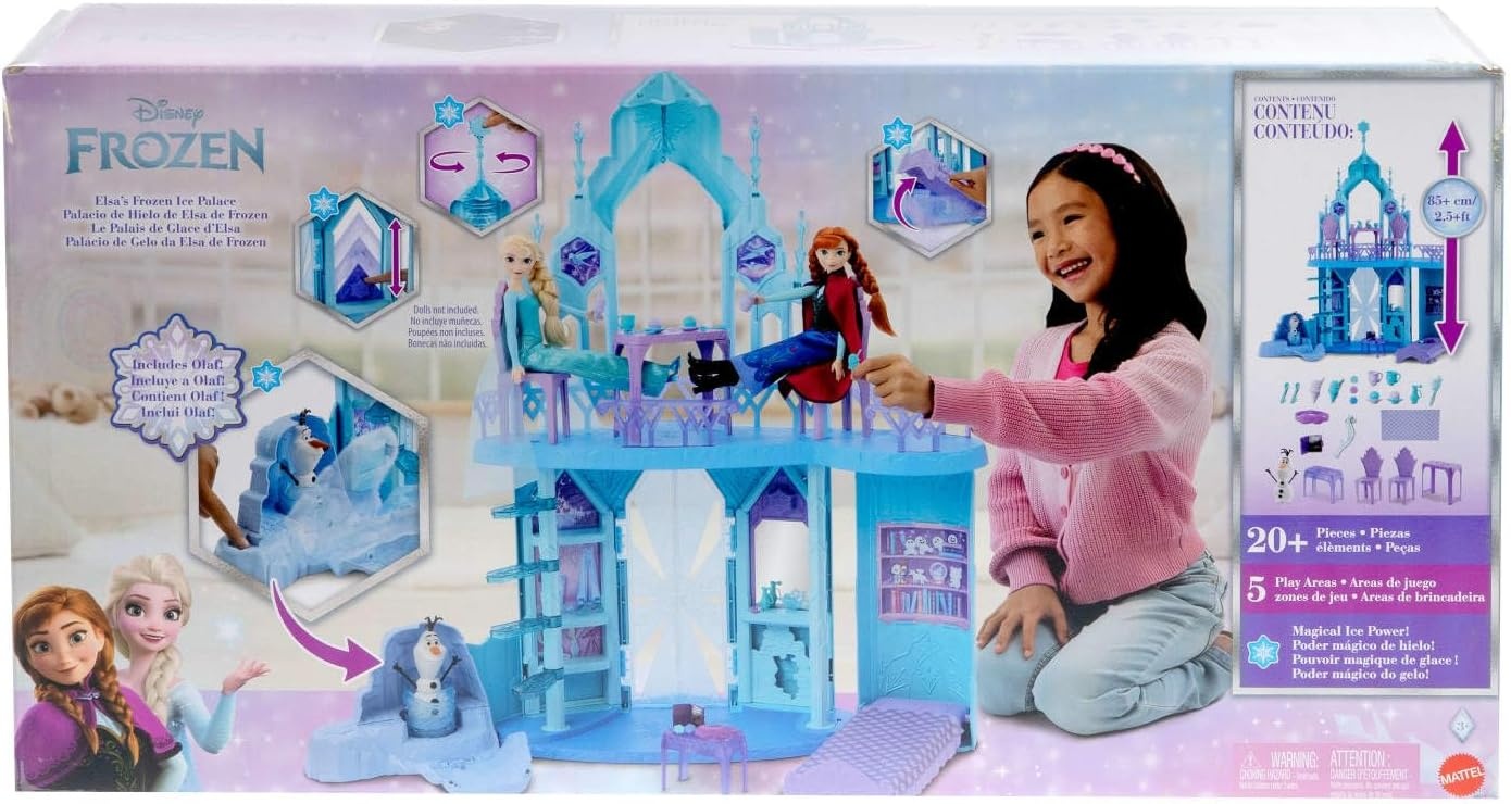Disney Frozen Elsa IJskasteel Speelset - 75 cm hoog - Multicolour