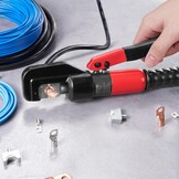 VEVOR Hydraulische Krimptang Set AWG12-2/0 Rood - Inclusief Accessoires en Koffer
