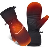 Verwarmde Skihandschoenen Uniseks Zwart | 61% Korting