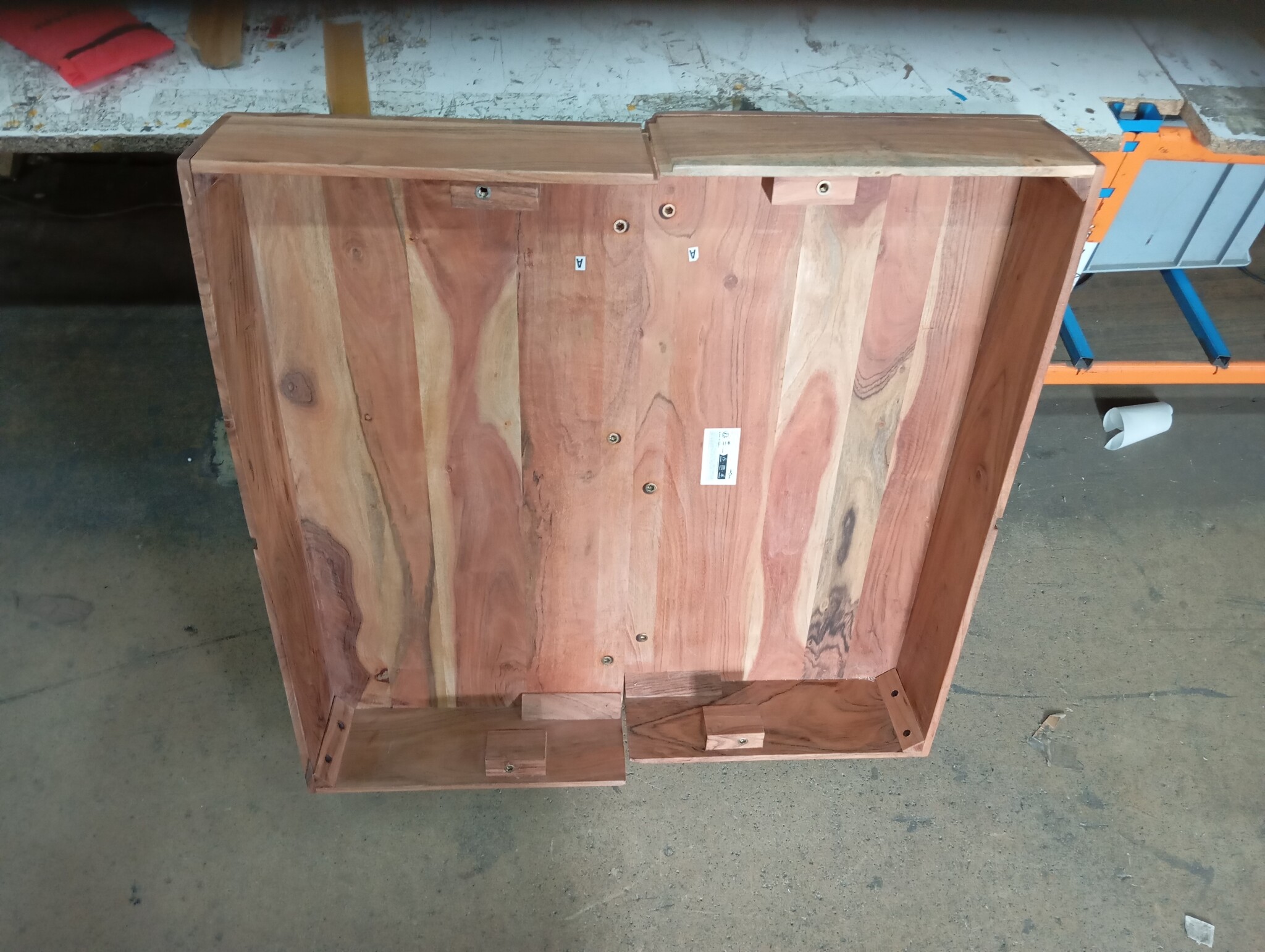 vidaXL Salontafel 80x80x28 cm massief acaciahout