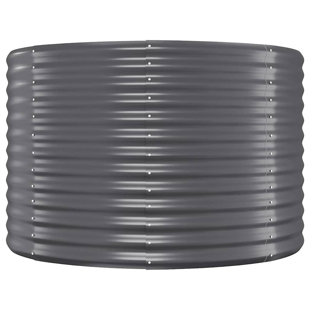 Plantenbak Staal Antraciet 100x100x68 cm | 54% Korting