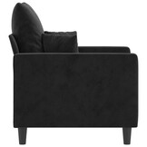 Zwarte Fluweel Fauteuil 60 cm - 34% Korting