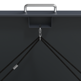 Container ombouw - 4 containers - 265x80x116cm - houtlook