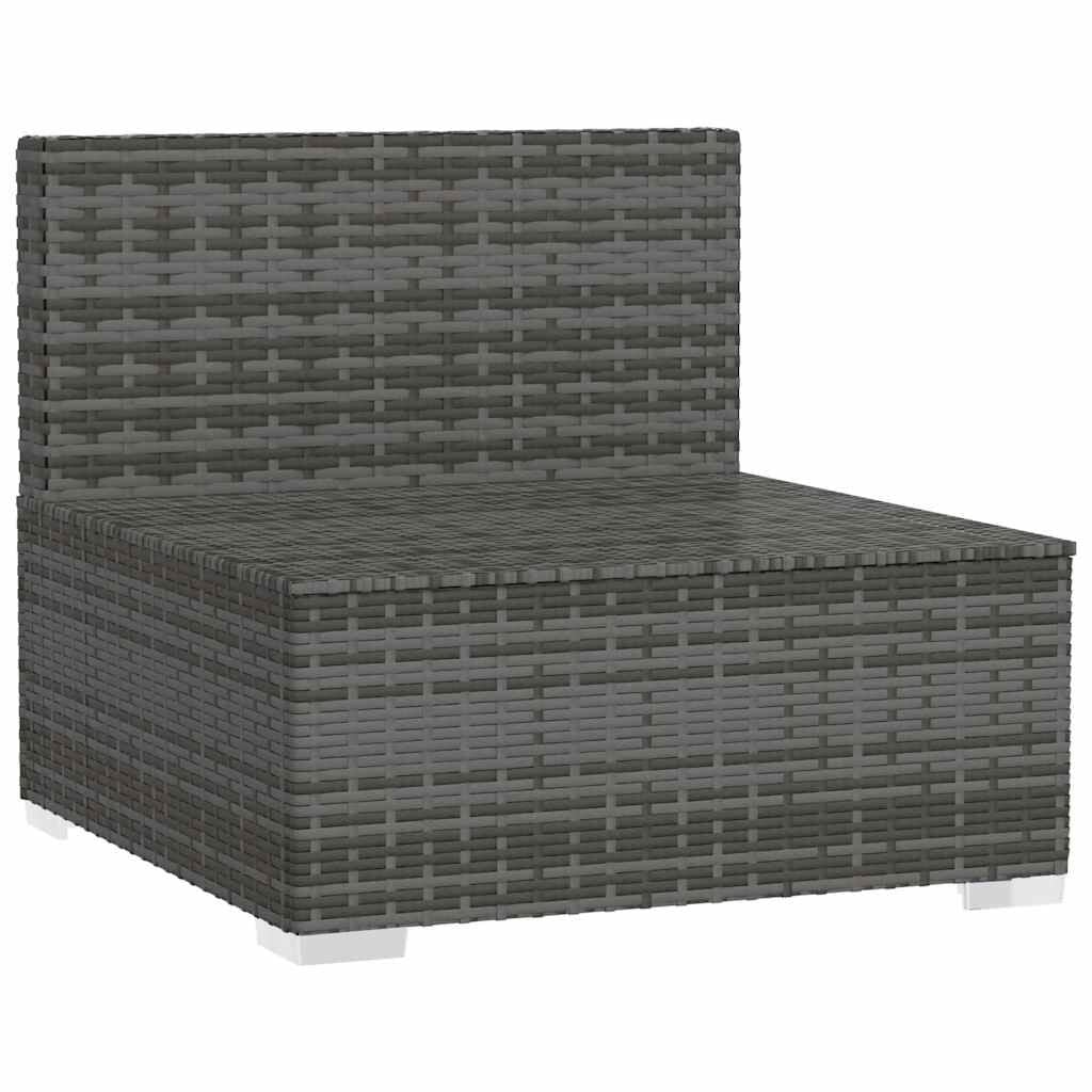 Moderne Poly Rattan Tuinmiddenbank - 60% Korting